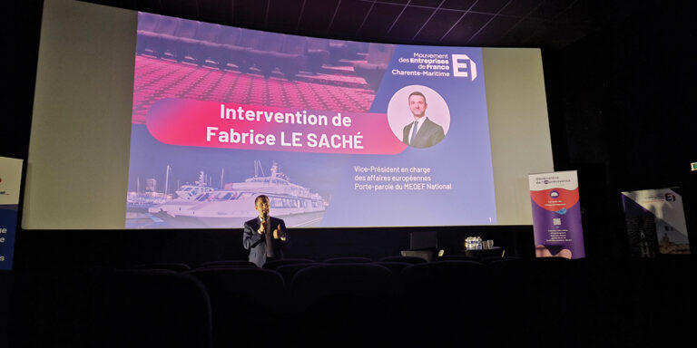 Fabrice Le Saché, Vice-Président du MEDEF Fabrice Le Saché, Vice-Président du MEDEF